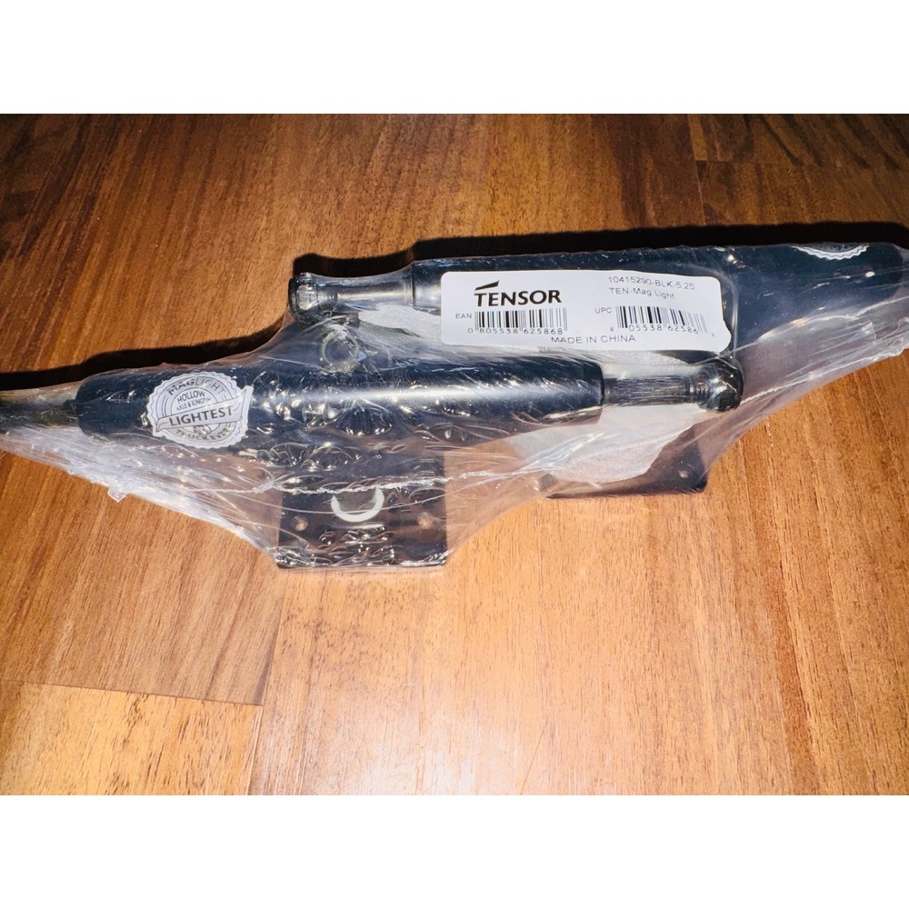 NEW Tensor Mag Light Skateboard Trucks 5.25 Black Hollow Axle Kingpin